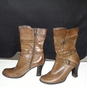 Below the Calf Brown Boot by Apostrophe